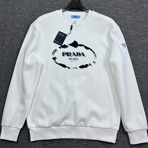 [홍콩명품,PRADA] 프라다 25SS 로고 그래픽 프린트 맨투맨 티셔츠 (2컬러), BM18813, JQ, 홍콩명품의류,구매대행,온라인명품