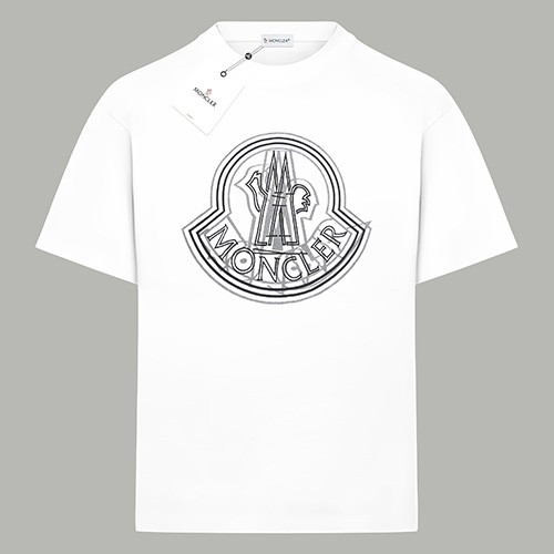 [홍콩명품.MONCLER] 몽클레어 25SS 로고 그래픽 프린트 반팔 티셔츠 (2컬러), BM19048, HH, 홍콩명품의류,구매대행,온라인명품