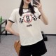 [홍콩명품,Christian Dior] 디올 25SS 로고 프린트 여성 반팔 티셔츠 (화이트), BM19378, TBG, 홍콩명품의류,구매대행,온라인명품