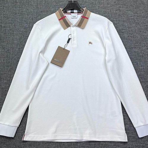 [홍콩명품.Burberry] 버버리 25SS 로고 자수 카라 폴로 긴팔 티셔츠 (2컬러), BM19430, JQ, 홍콩명품의류,구매대행,온라인명품