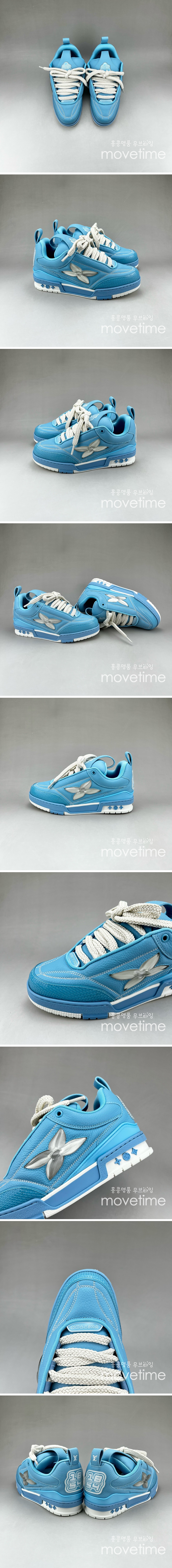 [홍콩명품.LOUIS VUITTON] 루이비통 25SS 로고 남여 SKATE 스니커즈 운동화 (블루), SE4636, S3, 명품스니커즈,운동화,구두,로퍼,하이탑,신발