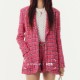 [홍콩명품.CHANEL] 샤넬 25SS 로고 여성 트위드 정장 자켓 (핑크), BM19558, PG, 홍콩명품의류,구매대행,온라인명품