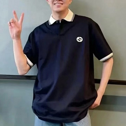 [홍콩명품.Gucci] 구찌 25SS 로고 카라 폴로 반팔 티셔츠 (2컬러), BM19644, KB, 홍콩명품의류,구매대행,온라인명품