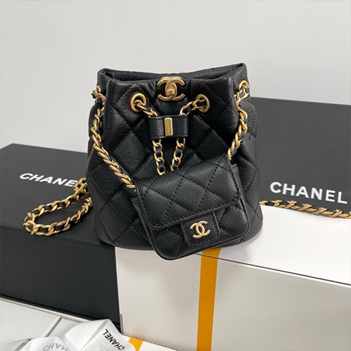 [홍콩명품.CHANEL] 샤넬 25SS 로고 23A 퀄팅 레더 가죽 미니 토트백 크로스백 (블랙-금장), BGM4666, BC, 홍콩명품가방,명품쇼핑몰,크로스백,핸드백,구매대행