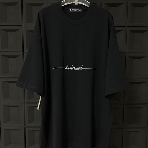 [홍콩명품.MASTERMIND] 마스터마인드 25SS 로고 스컬 반팔 티셔츠 (블랙), BM19753, X2, 홍콩명품의류,구매대행,온라인명품