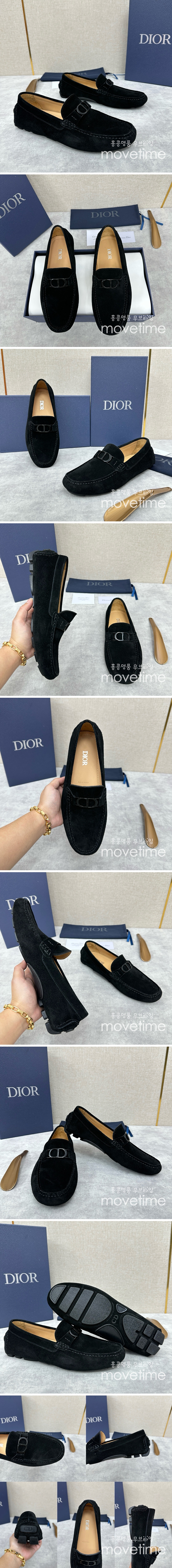 [홍콩명품,Christian Dior] 디올 25SS 로고 레더 가죽 구두 로퍼 (블랙), SE4680, ALW, 명품스니커즈,운동화,구두,로퍼,하이탑,신발