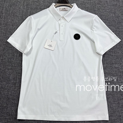 [홍콩명품.Hermes] 에르메스 25SS H로고 카라 폴로 반팔 티셔츠 (2컬러), BM19774, JQ, 홍콩명품의류,구매대행,온라인명품