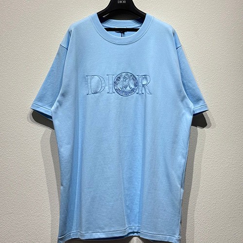 [홍콩명품,Christian Dior] 디올 25SS 로고 자수 반팔 티셔츠 (3컬러), BM19800, KB, 홍콩명품의류,구매대행,온라인명품