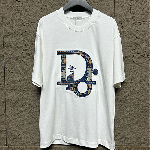 [홍콩명품,Christian Dior] 디올 25SS 로고 자수 반팔 티셔츠 (2컬러), BM19805, KB, 홍콩명품의류,구매대행,온라인명품