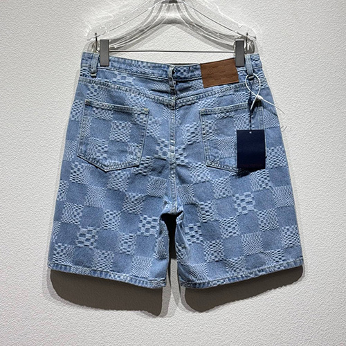 [홍콩명품.LOUIS VUITTON] 루이비통 25SS 로고 다미에 쇼츠 반바지, BM19828, KB, 홍콩명품의류,구매대행,온라인명품