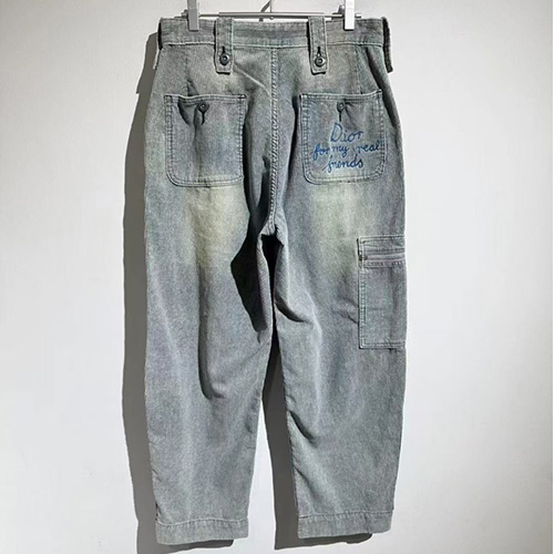 [홍콩명품,Christian Dior] 디올 25SS 로고 코드류이 골덴 팬츠 바지, BM19850, X2, 홍콩명품의류,구매대행,온라인명품