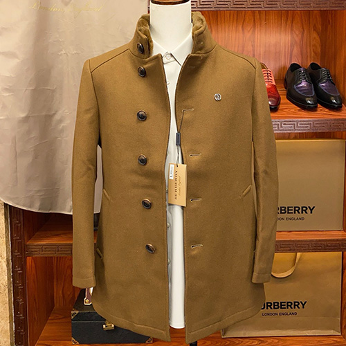 [홍콩명품.Burberry] 버버리 25SS 로고 캐시미어 울 코트 자켓 (브라운), BM19936, S1F, 홍콩명품의류,구매대행,온라인명품