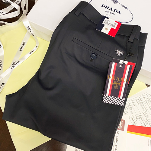 [홍콩명품,PRADA] 프라다 25SS 삼각로고 팬츠 바지 (2컬러), BM19967, S1F, 홍콩명품의류,구매대행,온라인명품