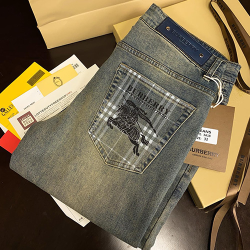 [홍콩명품.Burberry] 버버리 25SS 로고 데님 팬츠 진 청바지, BM19971, S1F, 홍콩명품의류,구매대행,온라인명품