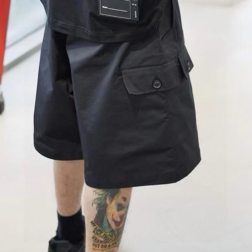 [홍콩명품.Y3] 요지야마모토 25SS 로고 쇼츠 반바지 (블랙), BM20114, X2, 홍콩명품의류,구매대행,온라인명품