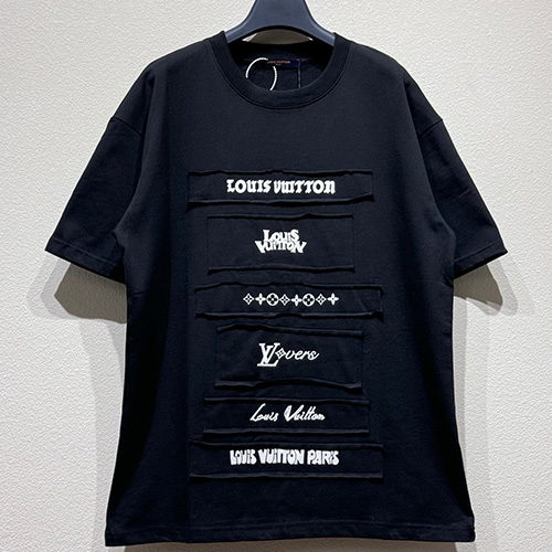 [홍콩명품.LOUIS VUITTON] 루이비통 25SS 로고 그래픽 반팔 티셔츠 (2컬러), BM20129, KB, 홍콩명품의류,구매대행,온라인명품