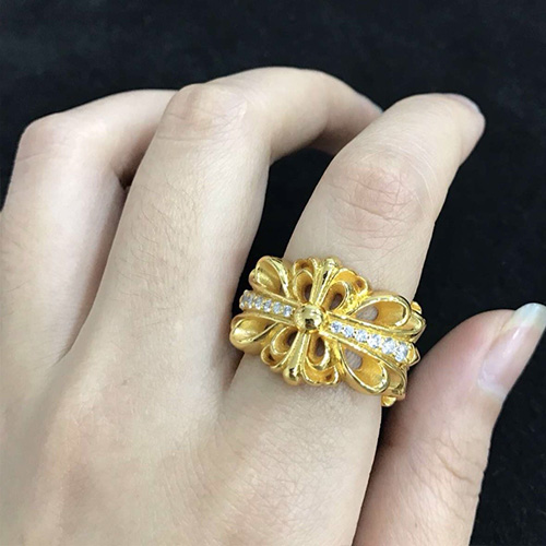 [가격문의][홍콩명품.Chrome Hearts] 크롬하츠 25SS 로고 925실버 도금 링 반지, ET2822, CR1, 홍콩명품의류,구매대행,온라인명품