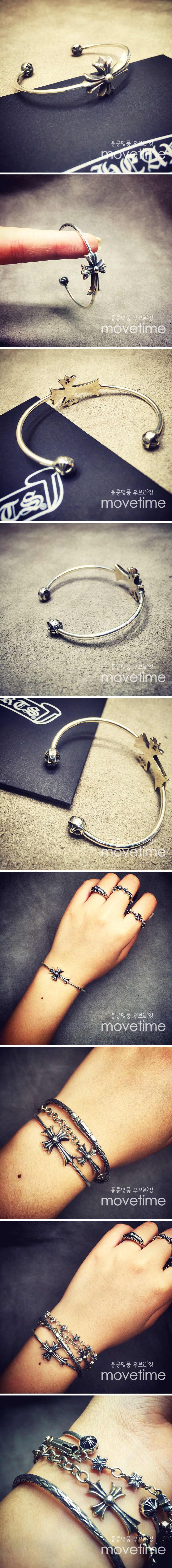 [가격문의][홍콩명품.Chrome Hearts] 크롬하츠 25SS 로고 925실버 팔찌, ET2859, CR1, 홍콩명품의류,구매대행,온라인명품
