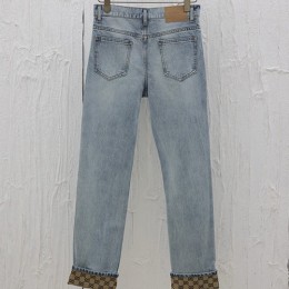 [홍콩명품.Gucci] 구찌 25SS 로고 데님 팬츠 진 청바지 (연청), BM20247, KB, 홍콩명품의류,구매대행,온라인명품
