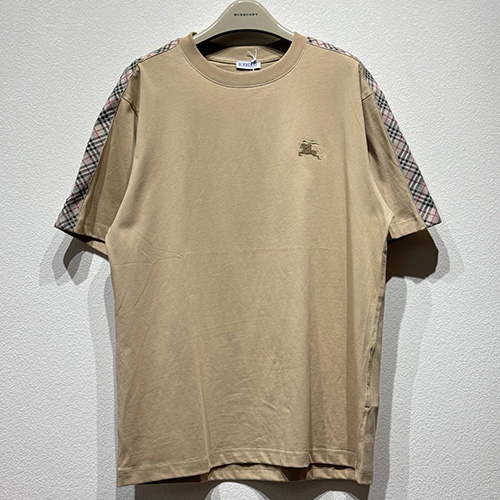 [홍콩명품.Burberry] 버버리 25SS 로고 자수 반팔 티셔츠 (3컬러), BM20262, KB, 홍콩명품의류,구매대행,온라인명품