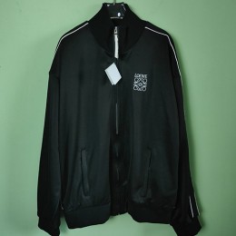 [홍콩명품.LOEWE] 로에베 25SS 로고 자수 트레이닝 하이넥 집업 자켓 (블랙), BM20335, JL, 홍콩명품의류,구매대행,온라인명품