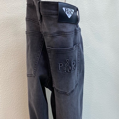 [홍콩명품,PRADA] 프라다 25SS 로고 데님 팬츠 진 청바지 (네이비), BM20425, JU, 홍콩명품의류,구매대행,온라인명품