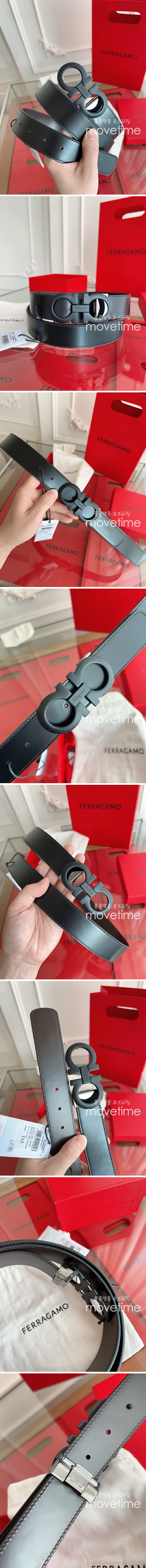 [홍콩명품.FERRAGAMO] 페레가모 25SS 로고 간치니 레더 가죽 벨트 (블랙), BT1433, JX, 명품레플리카,인터넷쇼핑몰,남자명품,해외직구