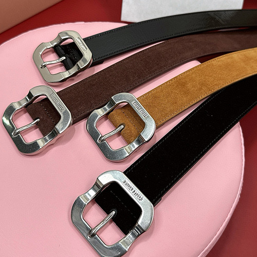 [홍콩명품,MIU MIU] 미우미우 25SS 로고 레더 가죽 벨트 (4컬러), 3.4cm, BT1441, JX, 명품레플리카,인터넷쇼핑몰,남자명품,해외직구