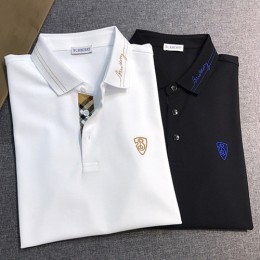 [홍콩명품.Burberry] 버버리 25SS 로고 자수 카라 폴로 반팔 티셔츠 (2컬러), BM20523, JQ, 홍콩명품의류,구매대행,온라인명품
