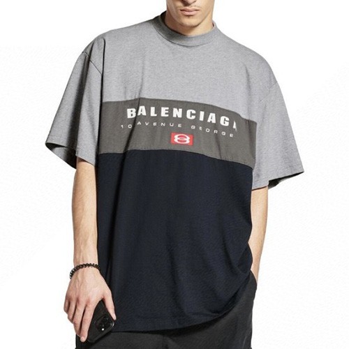 [홍콩명품.BALENCIAGA] 발렌시아가 25SS 로고 프린트 반팔 티셔츠, BM20538, JL, 홍콩명품의류,구매대행,온라인명품