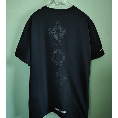 [홍콩명품.Chrome Hearts] 크롬하츠 25SS 로고 프린트 반팔 티셔츠 (블랙), BM20552, JL, 홍콩명품의류,구매대행,온라인명품