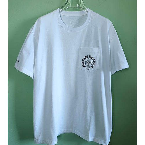 [홍콩명품.Chrome Hearts] 크롬하츠 25SS 로고 프린트 반팔 티셔츠 (화이트), BM20553, JL, 홍콩명품의류,구매대행,온라인명품