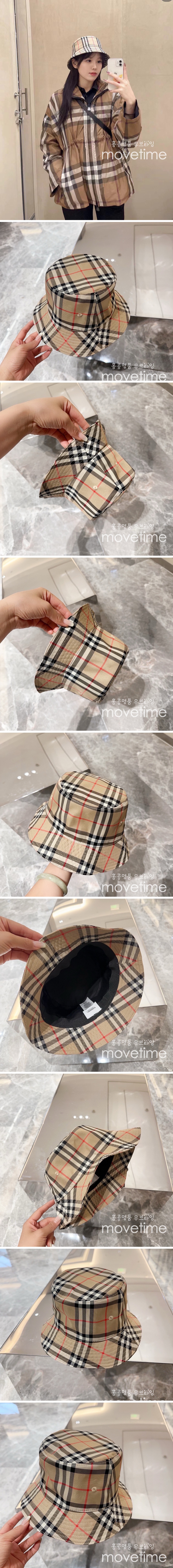 [홍콩명품.Burberry] 버버리 25SS 로고 체크 패턴 벙거지 모자 (베이지), CA0303, 홍콩명품쇼핑몰,인터넷명품,온라인명품사이트,남자명품,해외직구