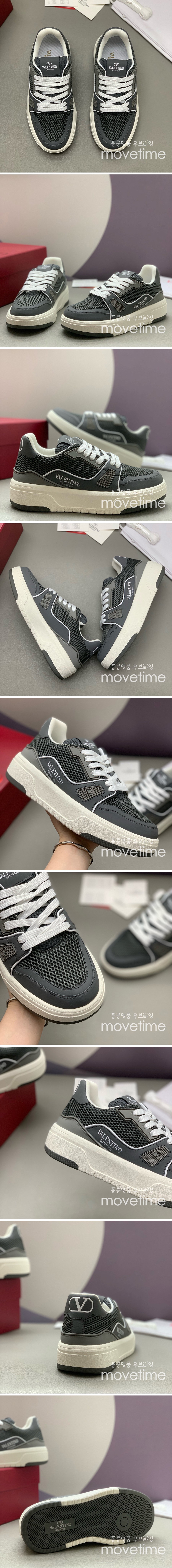 [홍콩명품.Valentino] 발렌티노 25SS 로고 남여 스니커즈 운동화 (다크그레이), SE4920, PMD, 명품스니커즈,운동화,구두,로퍼,하이탑,신발