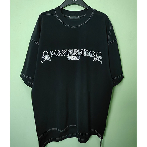 [홍콩명품.MASTERMIND] 마스터마인드 25SS 로고 스컬 반팔 티셔츠 (블랙), BM20822, JL, 홍콩명품의류,구매대행,온라인명품