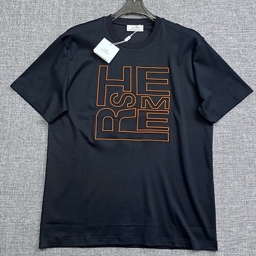 [홍콩명품.Hermes] 에르메스 25SS 로고 자수 반팔 티셔츠 (2컬러), BM20833, JQ, 홍콩명품의류,구매대행,온라인명품