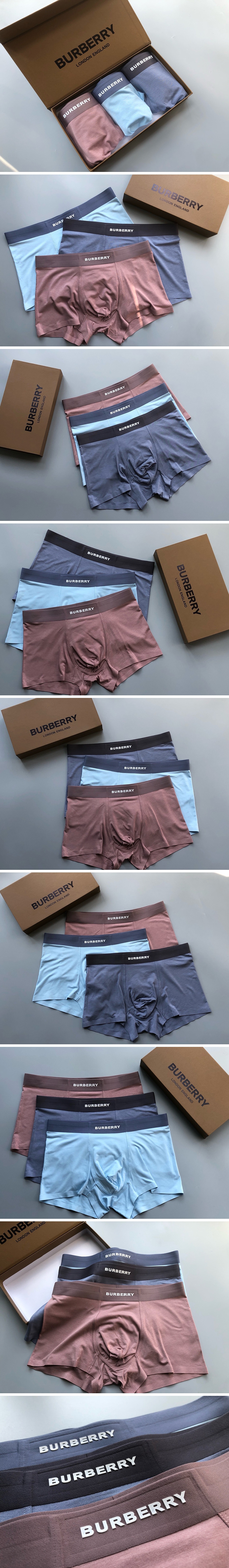 [홍콩명품.Burberry] 버버리 25SS 로고 남성 팬티 드로즈 3종,  ET3024, JQ, 홍콩명품의류,구매대행,온라인명품