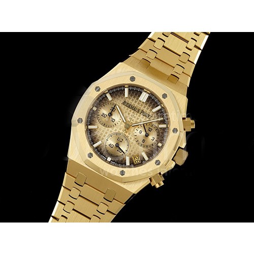 [홍콩명품시계.AUDEMARS PIGUET] 오데마피게 로얄오크 크로노 26240 옐로우골드 스모크 다이얼