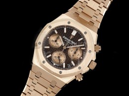 [홍콩명품시계.AUDEMARS PIGUET] 오데마피게 로얄오크 크로노 26240 로즈골드 브라운/로즈골드 다이얼