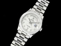 [홍콩명품. ROLEX] 로렉스 데이데이트 36mm 다이아몬드 베젤 운석 다이얼