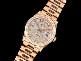 [홍콩명품. ROLEX] 로렉스 롤렉스 데이데이트 36mm 로즈골드 다이아몬드 다이얼