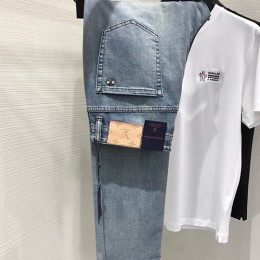 [홍콩명품.LOUIS VUITTON] 루이비통 25SS 로고 데님 팬츠 진 청바지, BM20884, JQ, 홍콩명품의류,구매대행,온라인명품