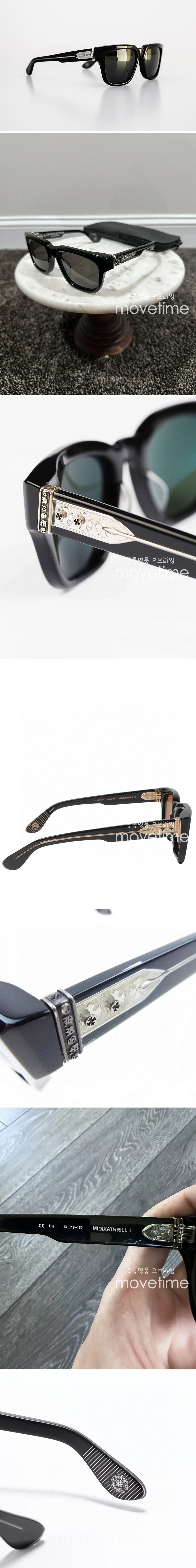 [홍콩명품.Chrome Hearts] 크롬하츠 25SS 로고 연예인 여자 남자 선글라스 (블랙), SG677, MI, 홍콩명품쇼핑몰,무브타임,사이트,쇼핑몰,해외직구,구매대행