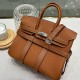 [홍콩명품.Hermes] 에르메스 25SS 로고 Birkin25 토트백 핸드백 (브라운-은장), BGM4781, H3, 홍콩명품가방,명품쇼핑몰,크로스백,핸드백,구매대행