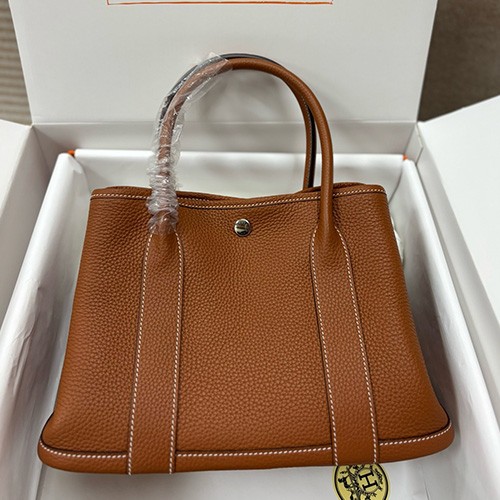 [홍콩명품.Hermes] 에르메스 25SS 로고 GARDEN PARTY 30cm 토트백 핸드백 (브라운), BGM4786, H3, 홍콩명품가방,명품쇼핑몰,크로스백,핸드백,구매대행