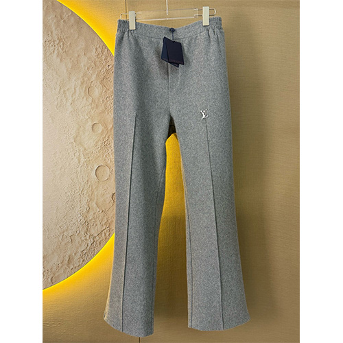 [홍콩명품.LOUIS VUITTON] 루이비통 25SS 로고 울 팬츠 바지 (그레이), BM21030, JU, 홍콩명품의류,구매대행,온라인명품