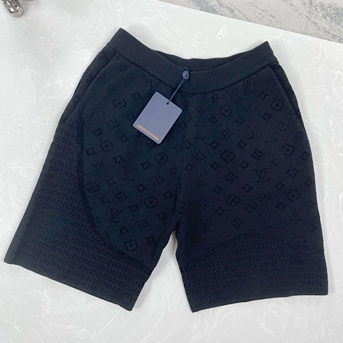 [홍콩명품.LOUIS VUITTON] 루이비통 25SS 로고 모노그램 쇼츠 반바지 (블랙), BM21037, JU, 홍콩명품의류,구매대행,온라인명품
