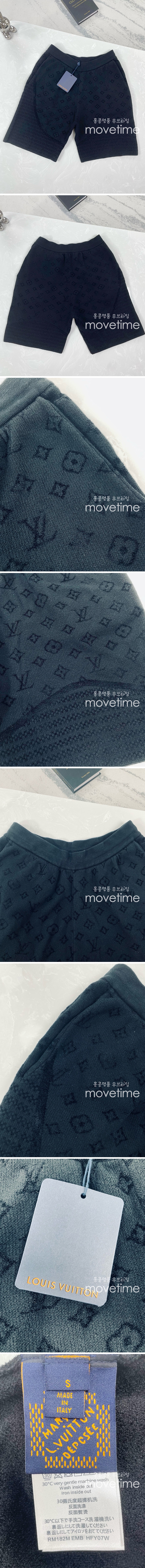 [홍콩명품.LOUIS VUITTON] 루이비통 25SS 로고 모노그램 쇼츠 반바지 (블랙), BM21037, JU, 홍콩명품의류,구매대행,온라인명품