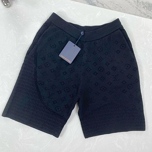 [홍콩명품.LOUIS VUITTON] 루이비통 25SS 로고 모노그램 쇼츠 반바지 (블랙), BM21037, JU, 홍콩명품의류,구매대행,온라인명품