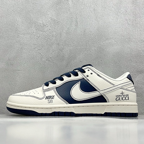[홍콩명품.NIKE] 나이키 25SS 로고 남여 에어 조던 AJ1 로우탑 스니커즈 운동화 (화이트-네이비), SE5040, S3, 명품스니커즈,운동화,구두,로퍼,하이탑,신발